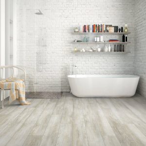 Bathroom Hardwood FLooring | Christian Brothers Flooring & Interiors.