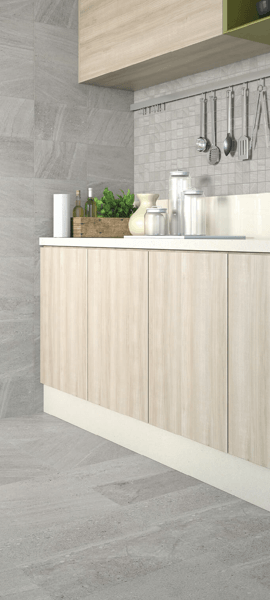 tile1 Wall tile and floor tile in kitchen